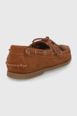 Замшеві мокасини Polo Ralph Lauren Merton чоловіче колір коричневий