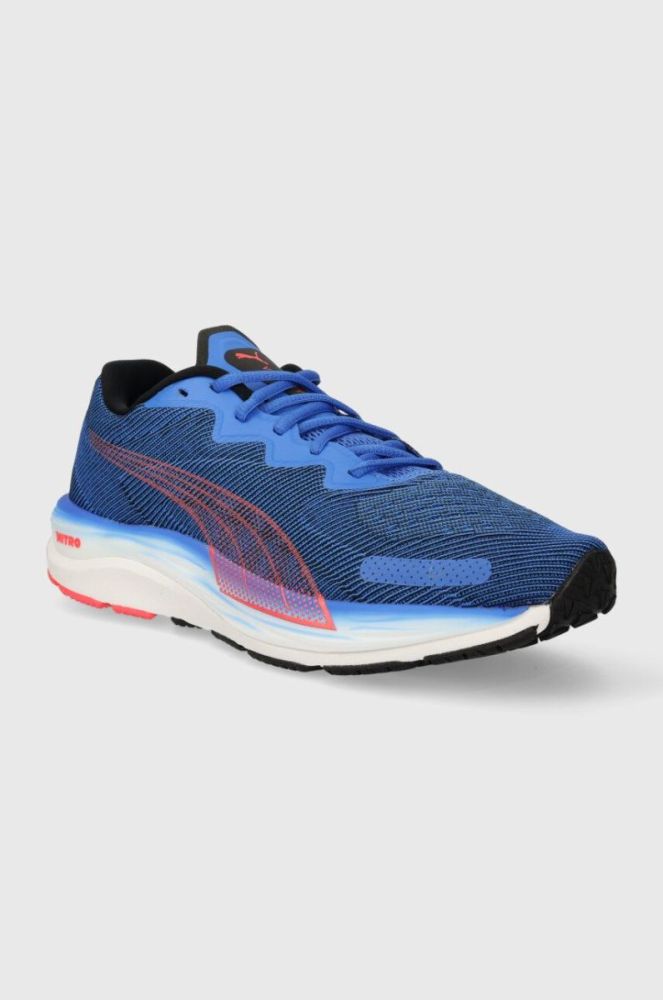 Бігові кросівки Puma Velocity Nitro 2 колір блакитний фото 2