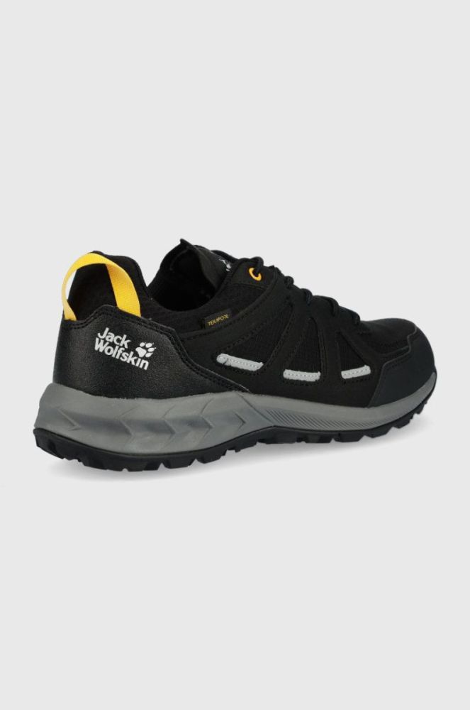 Черевики Jack Wolfskin Woodland 2 Texapore Low чоловічі колір чорний фото 2
