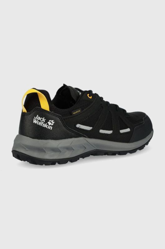 Черевики Jack Wolfskin Woodland 2 Texapore Low чоловічі колір чорний фото 2