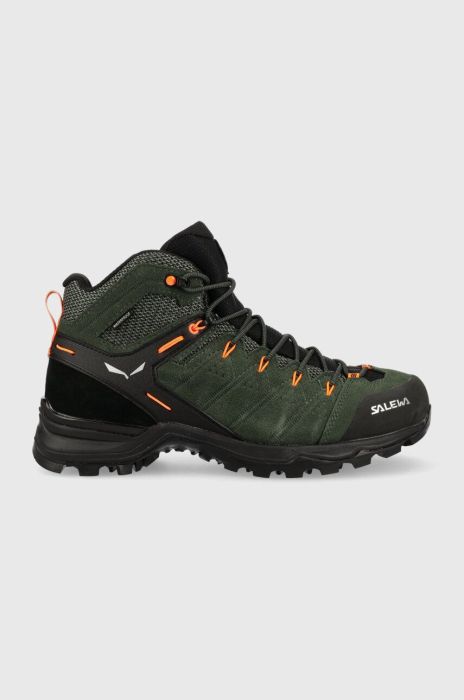 Черевики Salewa Alp Mate Mid чоловічі колір зелений утеплені Черевики Salewa Alp Mate Mid чоловічі колір зелений утеплені