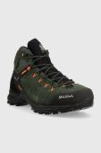 Черевики Salewa Alp Mate Mid чоловічі колір зелений утеплені Черевики Salewa Alp Mate Mid чоловічі колір зелений утеплені