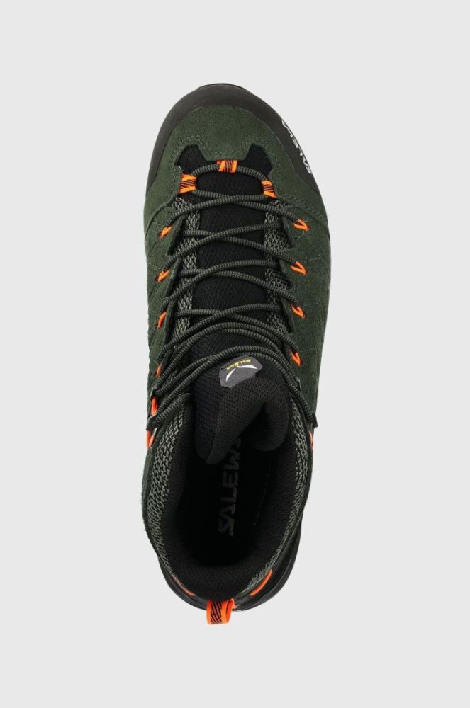 Черевики Salewa Alp Mate Mid чоловічі колір зелений утеплені фото 4