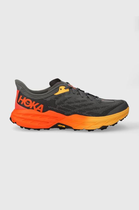 Бігові кросівки Hoka One One Speedgoat 5 колір сірий