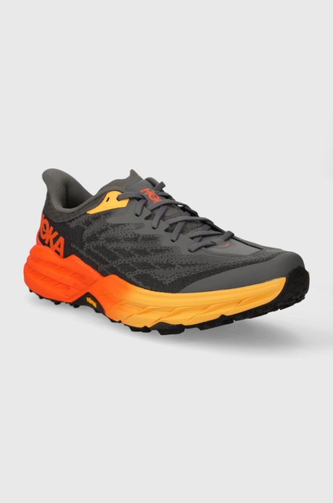 Бігові кросівки Hoka One One Speedgoat 5 колір сірий фото 2