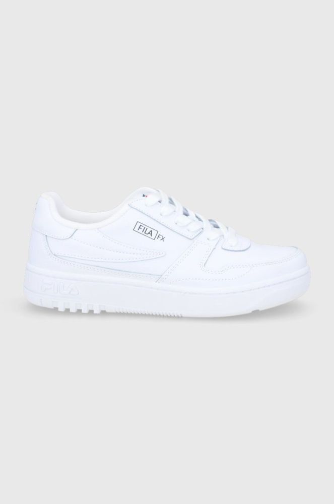 Шкіряні черевики Fila Fxventuno колір білий (2094459)