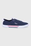 Кеди Pepe Jeans Brady Men Basic чоловічі колір синій Кеди Pepe Jeans Brady Men Basic чоловічі колір синій