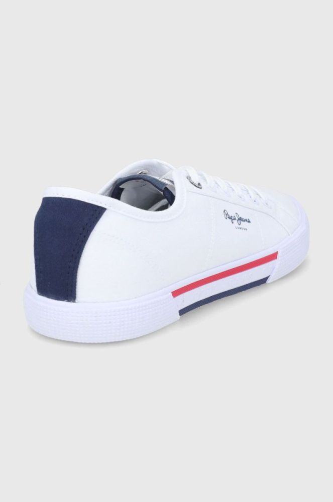 Кеди Pepe Jeans Brady Men Basic чоловічі колір білий фото 3