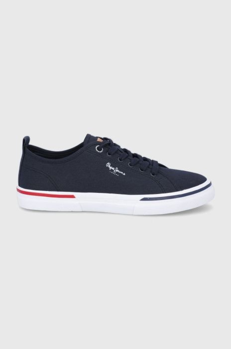Кеди Pepe Jeans Kenton Smart 22 чоловічі колір синій Кеди Pepe Jeans Kenton Smart 22 чоловічі колір синій