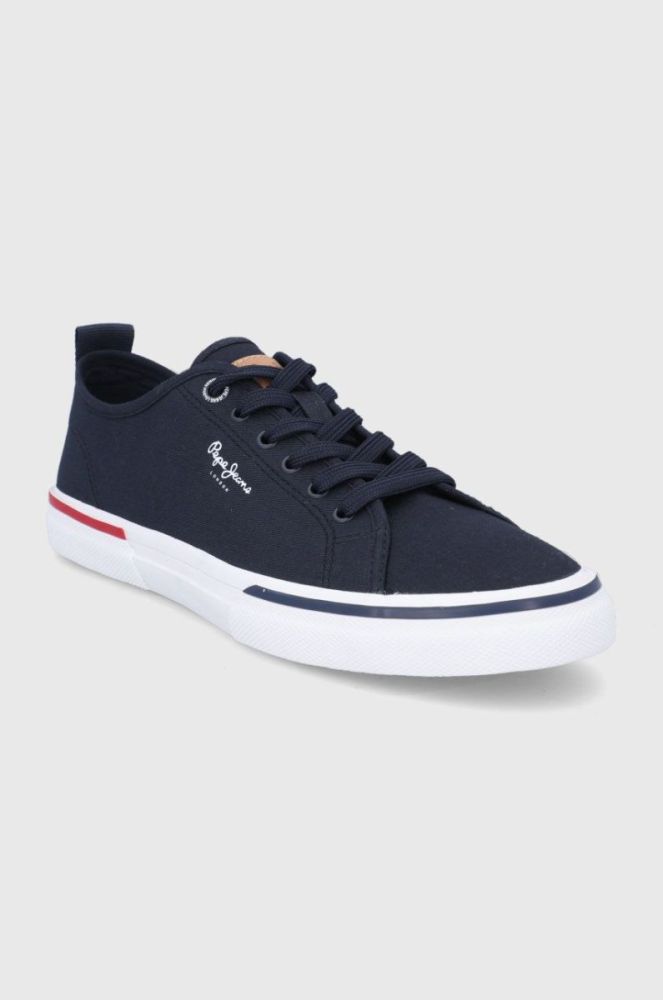 Кеди Pepe Jeans Kenton Smart 22 чоловічі колір синій фото 2