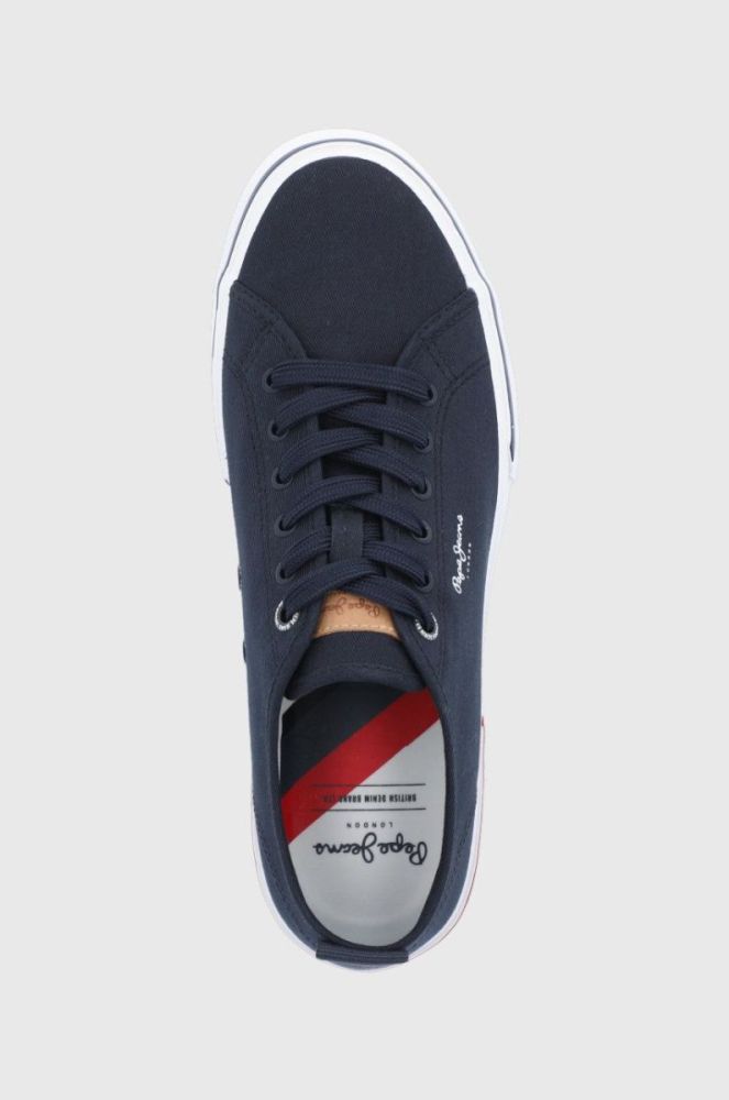 Кеди Pepe Jeans Kenton Smart 22 чоловічі колір синій фото 4