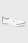 Кеди Pepe Jeans Kenton Smart 22 чоловічі колір білий Кеди Pepe Jeans Kenton Smart 22 чоловічі колір білий