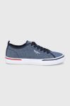 Кеди Pepe Jeans Kenton Smart 22 Chambray чоловічі колір блакитний Кеди Pepe Jeans Kenton Smart 22 Chambray чоловічі колір блакитний