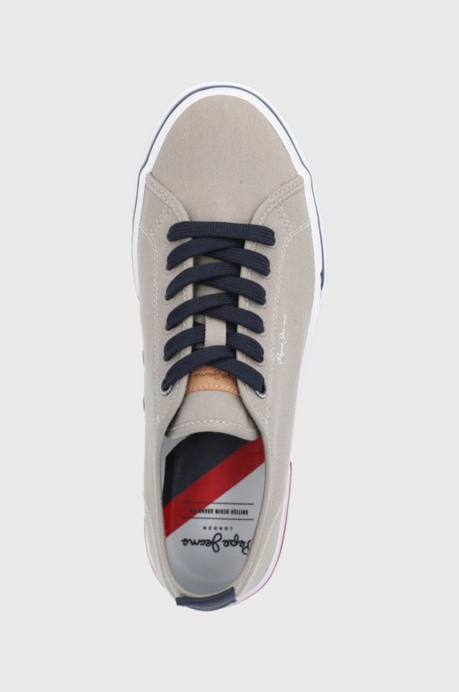 Кеди Pepe Jeans Kenton Smart 22 чоловічі колір коричневий фото 4