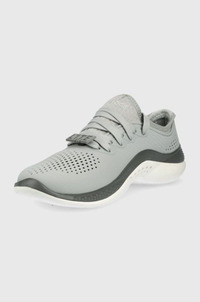 Кросівки Crocs Literide 360 Pacer колір сірий 206715 фото 3