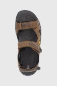 Шкіряні сандалі Keen Targhee III Open Toe чоловічі колір коричневий