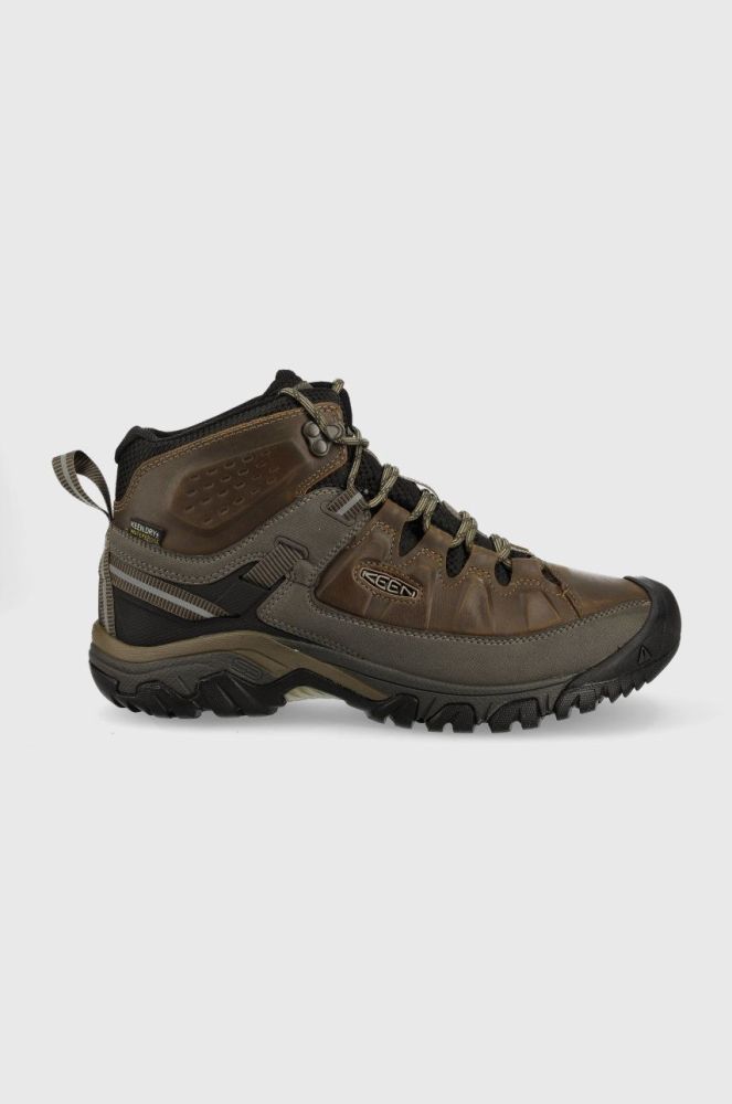 Черевики Keen Targhee III Mid чоловічі колір коричневий 1017786.-BUNG/BLA