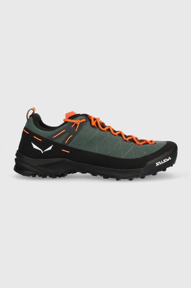 Черевики Salewa Wildfire Canvas чоловічі колір зелений