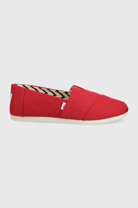 Еспадрилі Toms Alpargata колір червоний (2154670)