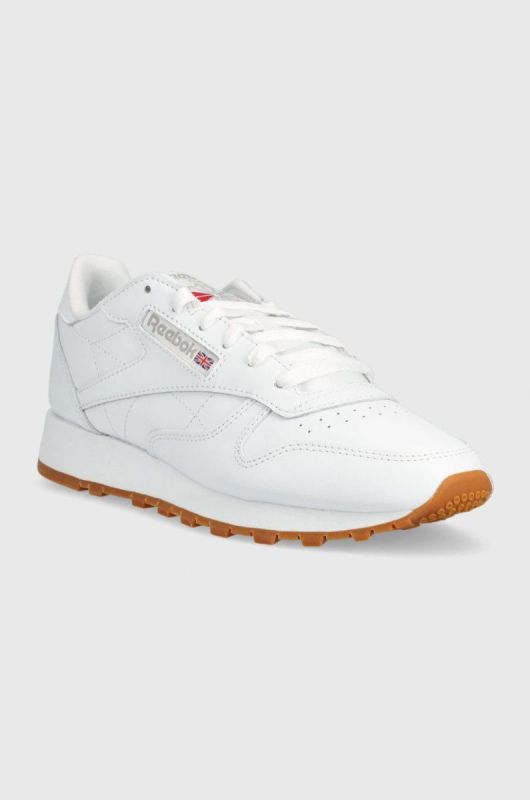 Шкіряні кросівки Reebok Classic GY0952 колір білий GY0952.100008491-FWH/PGR/RB фото 2
