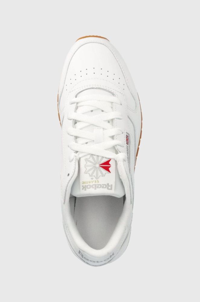 Шкіряні кросівки Reebok Classic GY0952 колір білий GY0952.100008491-FWH/PGR/RB фото 4