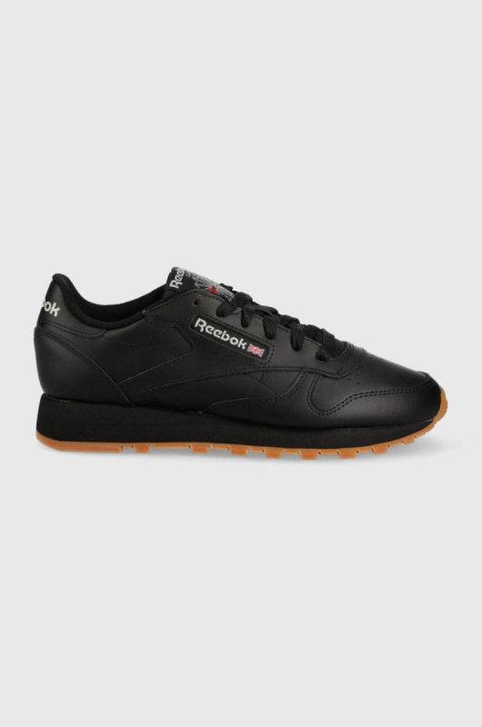 Шкіряні кросівки Reebok Classic GY0954 колір чорний GY0954-CBL/GR/RB