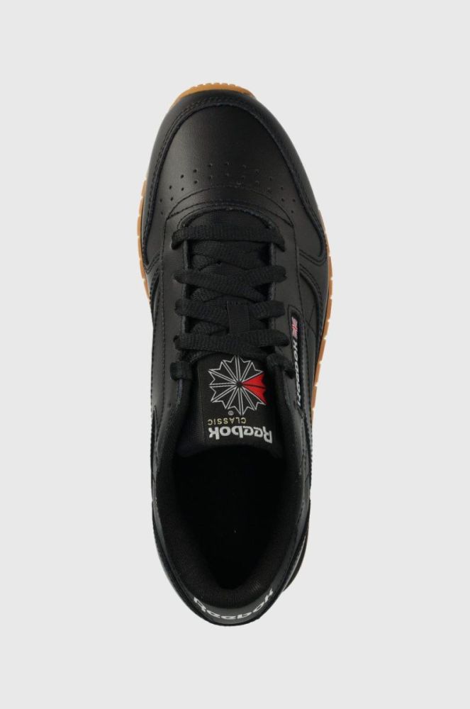 Шкіряні кросівки Reebok Classic GY0954 колір чорний GY0954-CBL/GR/RB фото 4