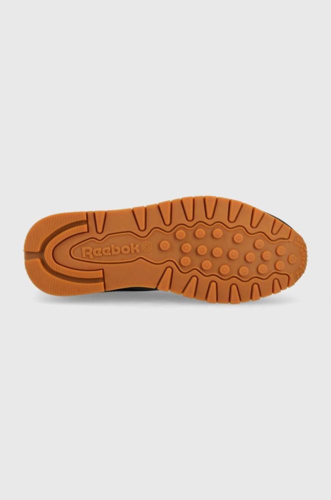 Шкіряні кросівки Reebok Classic GY0954 колір чорний GY0954-CBL/GR/RB фото 5