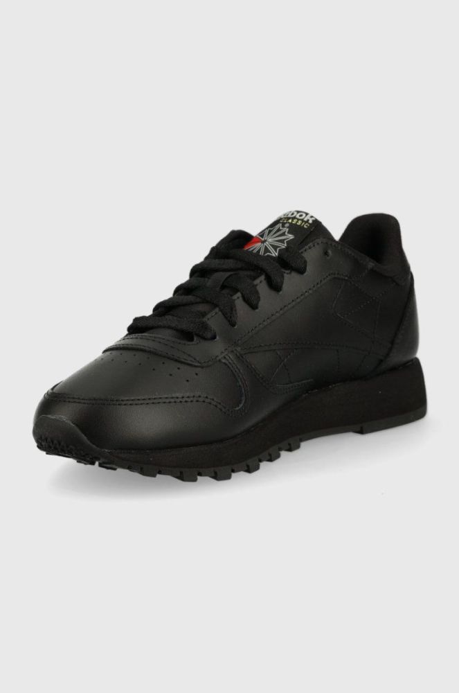 Шкіряні кросівки Reebok Classic GY0955 колір чорний GY0955.100008494-CBL/CBL/PR фото 3