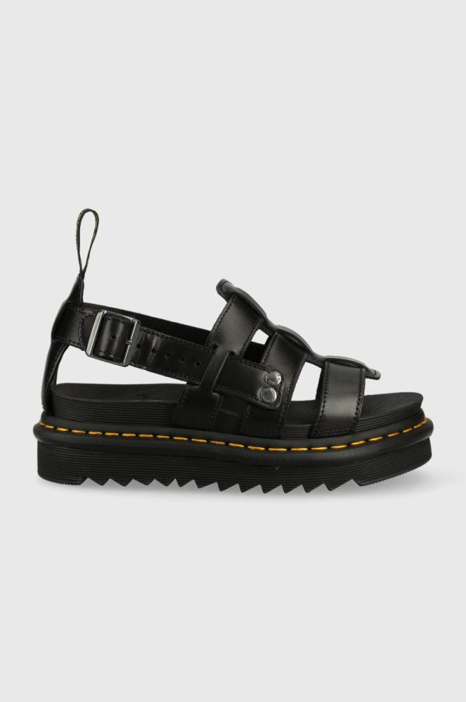 Сандалі Dr. Martens колір чорний DM23521001.Terry-Black.Bran