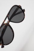 Сонцезахисні окуляри Pieces жіночі колір чорний
