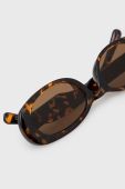 Сонцезахисні окуляри Aldo Contessi жіночі колір коричневий