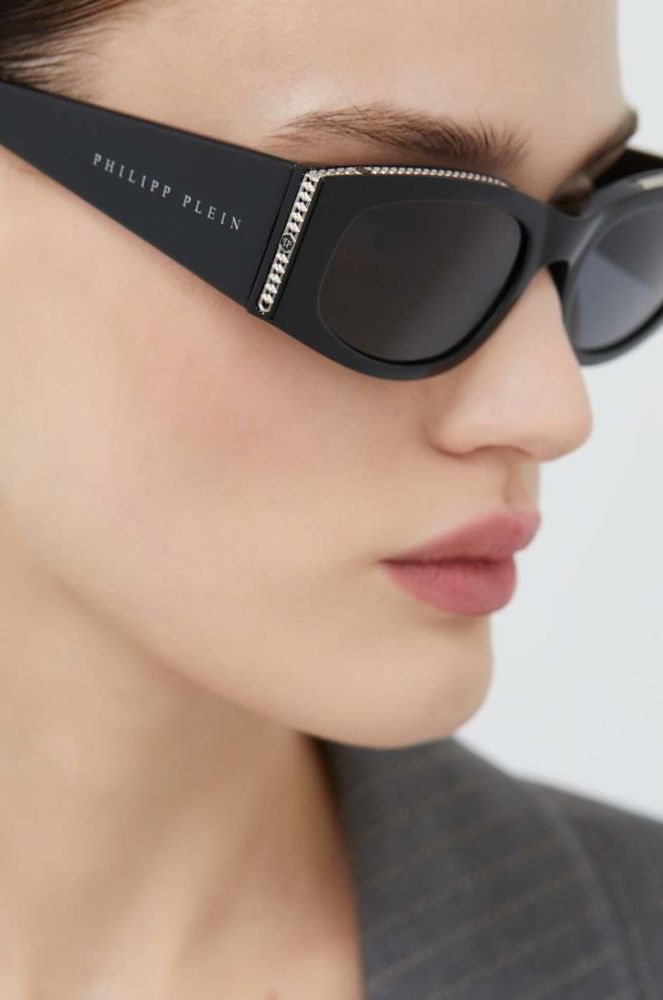 Сонцезахисні окуляри Philipp Plein жіночі колір чорний (2502095) фото 6