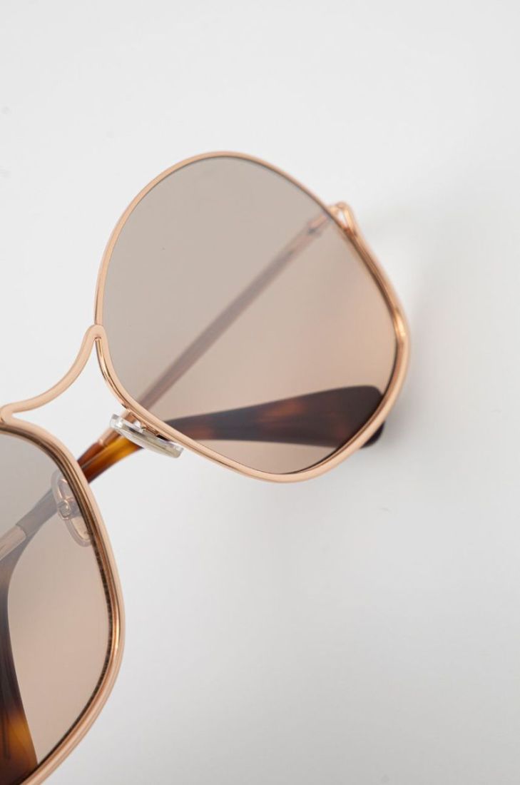 Сонцезахисні окуляри Max Mara жіночі колір коричневий (2234096)