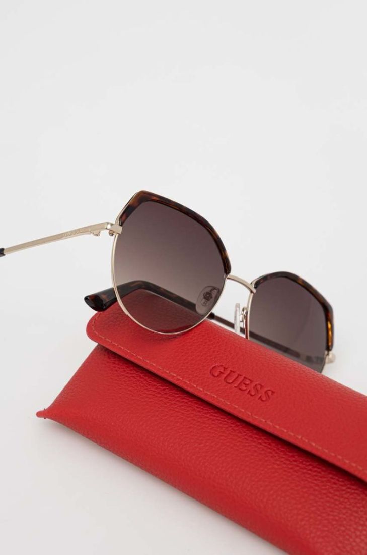 Сонцезахисні окуляри Guess жіночі колір коричневий (2502097)