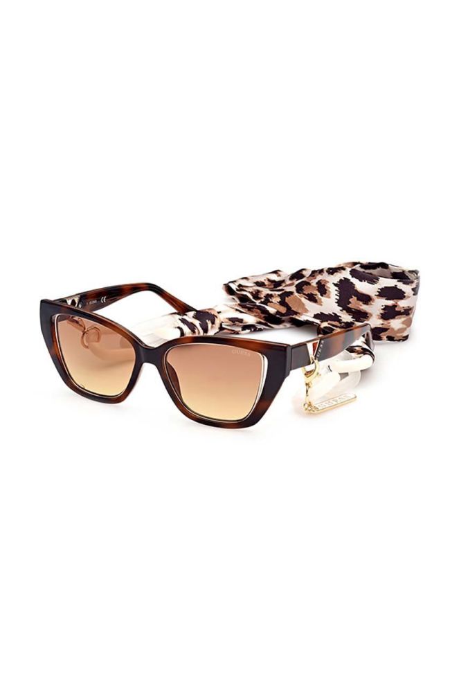Сонцезахисні окуляри Guess жіночі колір коричневий (2299123)