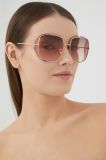 Сонцезахисні окуляри Tom Ford жіночі колір золотий