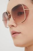 Сонцезахисні окуляри Tom Ford жіночі колір золотий