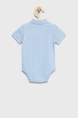 Дитяче бавовняне боді Polo Ralph Lauren колір блакитний (2349598)