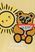 Боді для немовлят Guess (4-pack) колір блакитний Боді для немовлят Guess (4-pack) колір блакитний