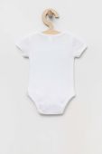 Дитяче бавовняне боді OVS X Disney (2-pack) колір білий