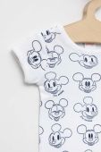 Дитяче бавовняне боді OVS X Disney (2-pack) колір білий