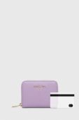 Шкіряний гаманець Patrizia Pepe жіночий колір фіолетовий (3524926)