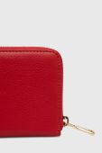 Шкіряний гаманець Patrizia Pepe жіночий колір червоний (3524928)