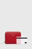 Шкіряний гаманець Patrizia Pepe жіночий колір червоний (3524928)