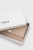 Шкіряний гаманець Furla жіночий колір бежевий (2067940)