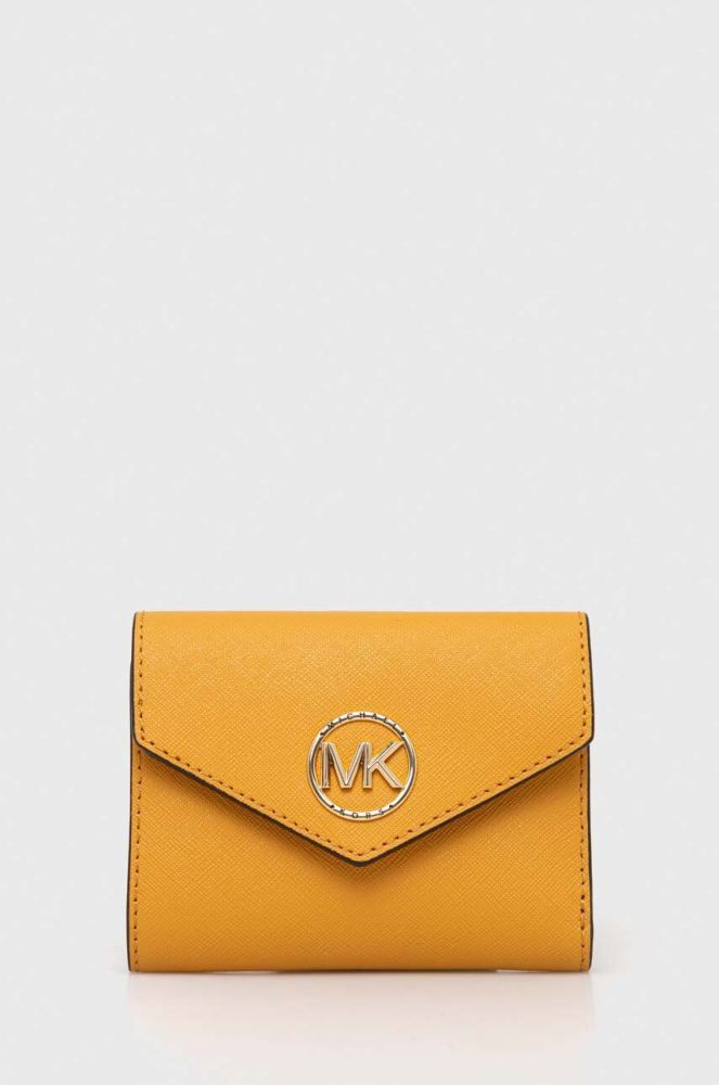 Шкіряний гаманець MICHAEL Michael Kors жіночий колір чорний (3459924)