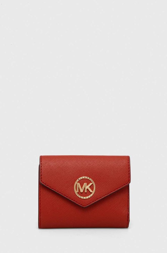 Шкіряний гаманець MICHAEL Michael Kors жіночий колір чорний (3459923)