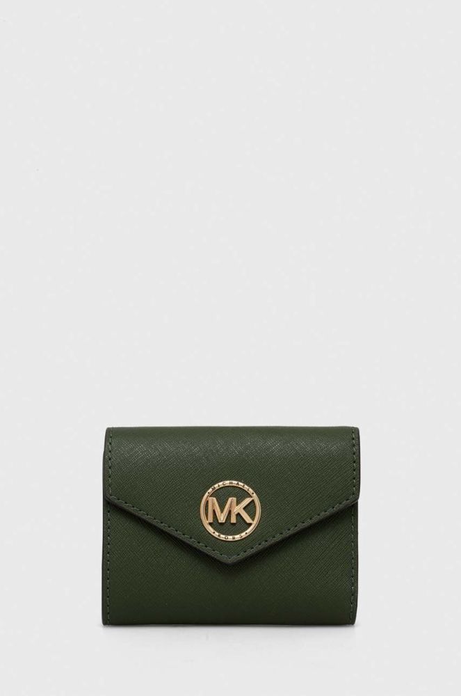 Шкіряний гаманець MICHAEL Michael Kors жіночий колір чорний (3459922)
