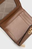 Шкіряний гаманець MICHAEL Michael Kors жіночий колір бежевий (2394231)